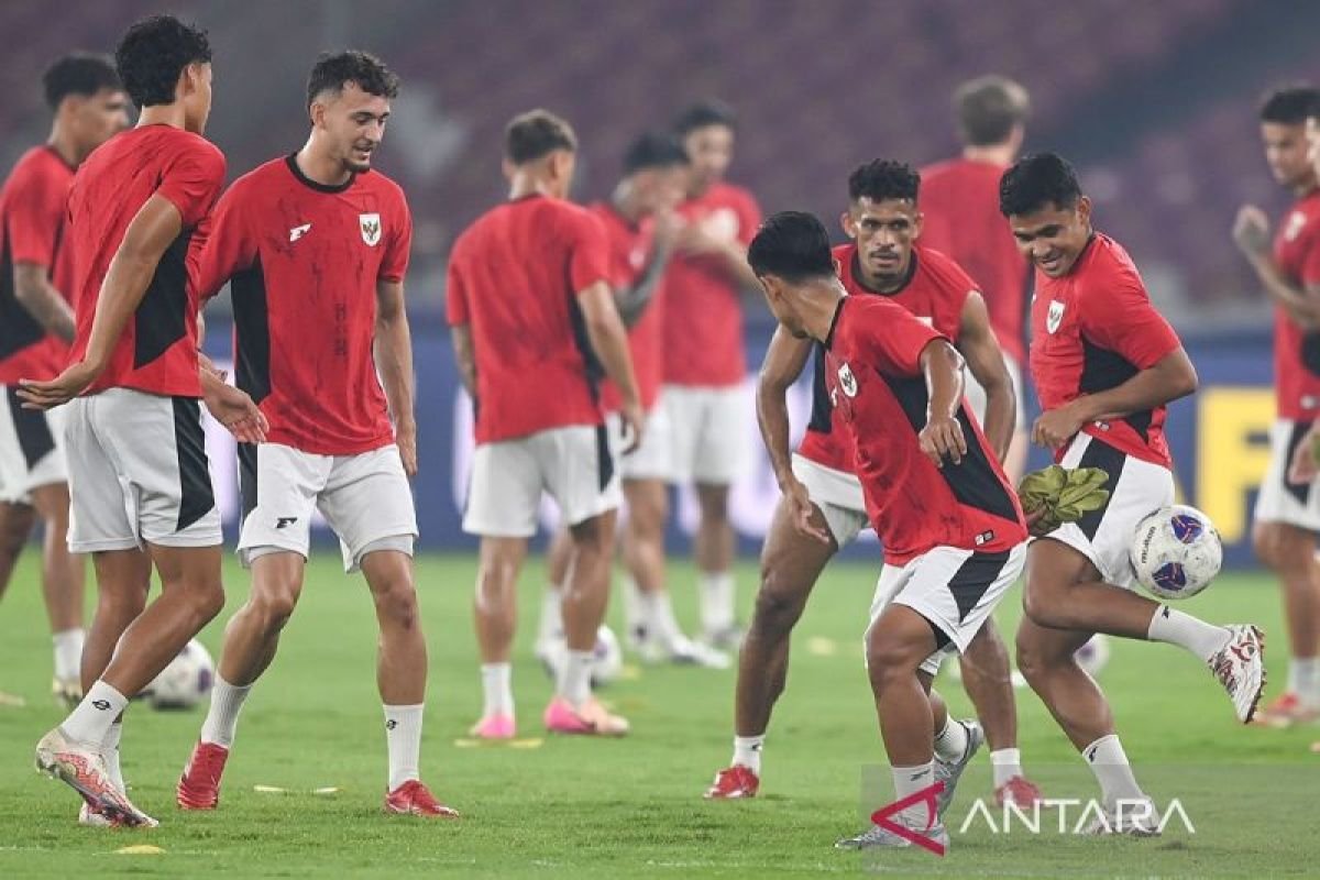 Susunan Pemain Indonesia: Kambuaya, Egy, dan Yakob Sebagai Starter Melawan China
