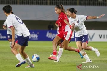 Laga Persahabatan Internasional: Timnas Putri Indonesia Kalah dari China Taipei dengan Skor 5-0